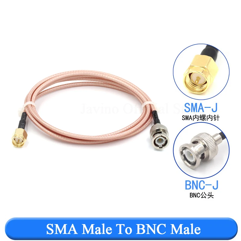 RF Connecting Cable BNC to SMA Male To Female RG316 Extension Cable N/SMA To MMCX SMB Adapter Nut Bulkhead Extension Coax Javino