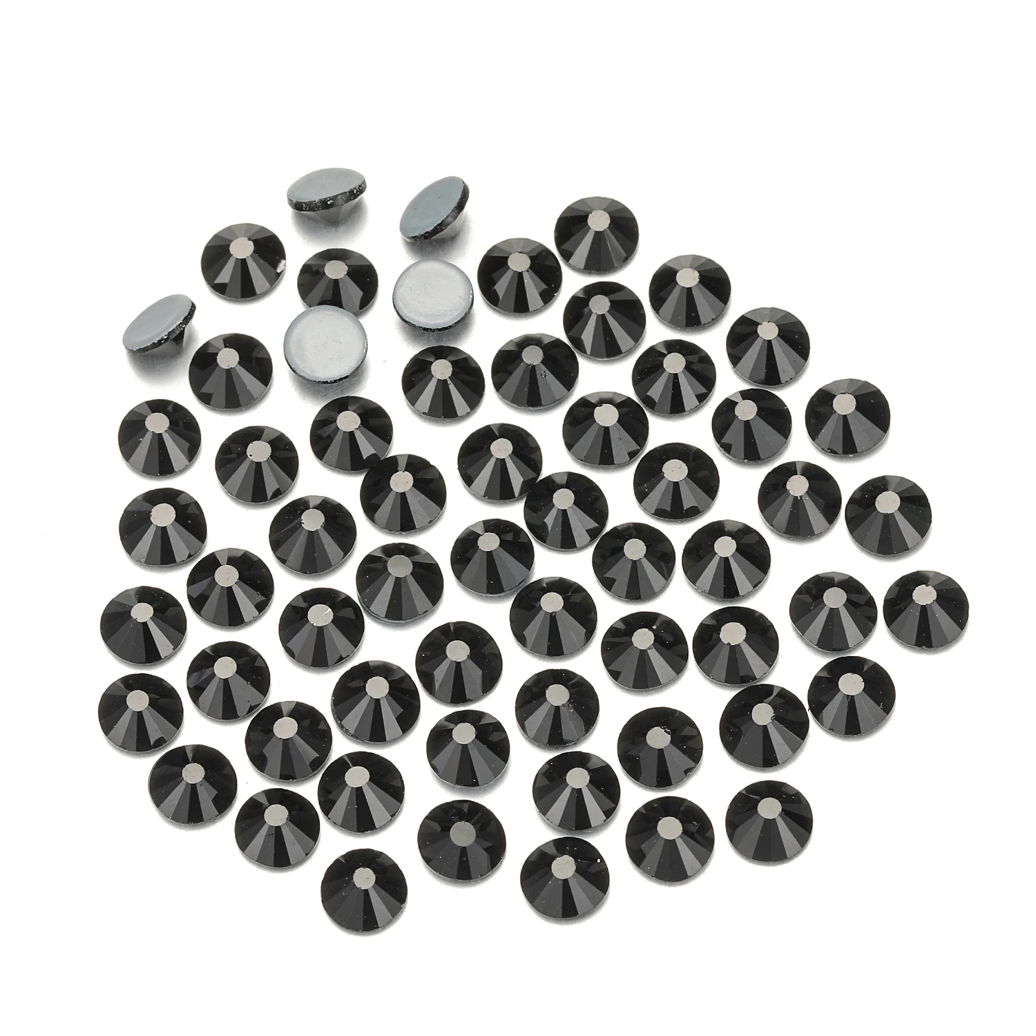 AAAAA Klare AB Rote Mischfarben Kristall Hotfix Strasssteine Glas Strass Hotfix Aufbügelbare Strasssteine für Stoffe und Kleidungsstücke – Detail 3