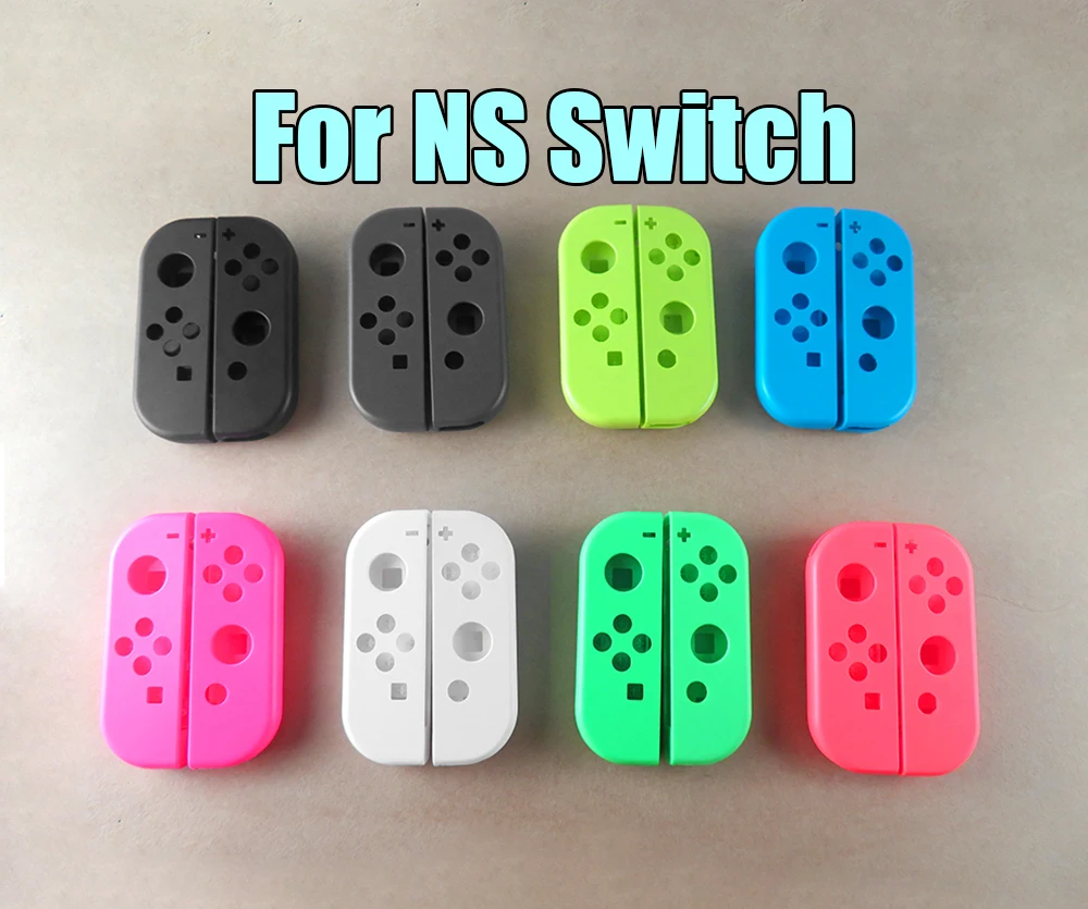 

10sets for Nintendo Switch Controller Joy Con L R shell Full Housing Faceplate Handle Shell Case Cover Battery Middle Frame