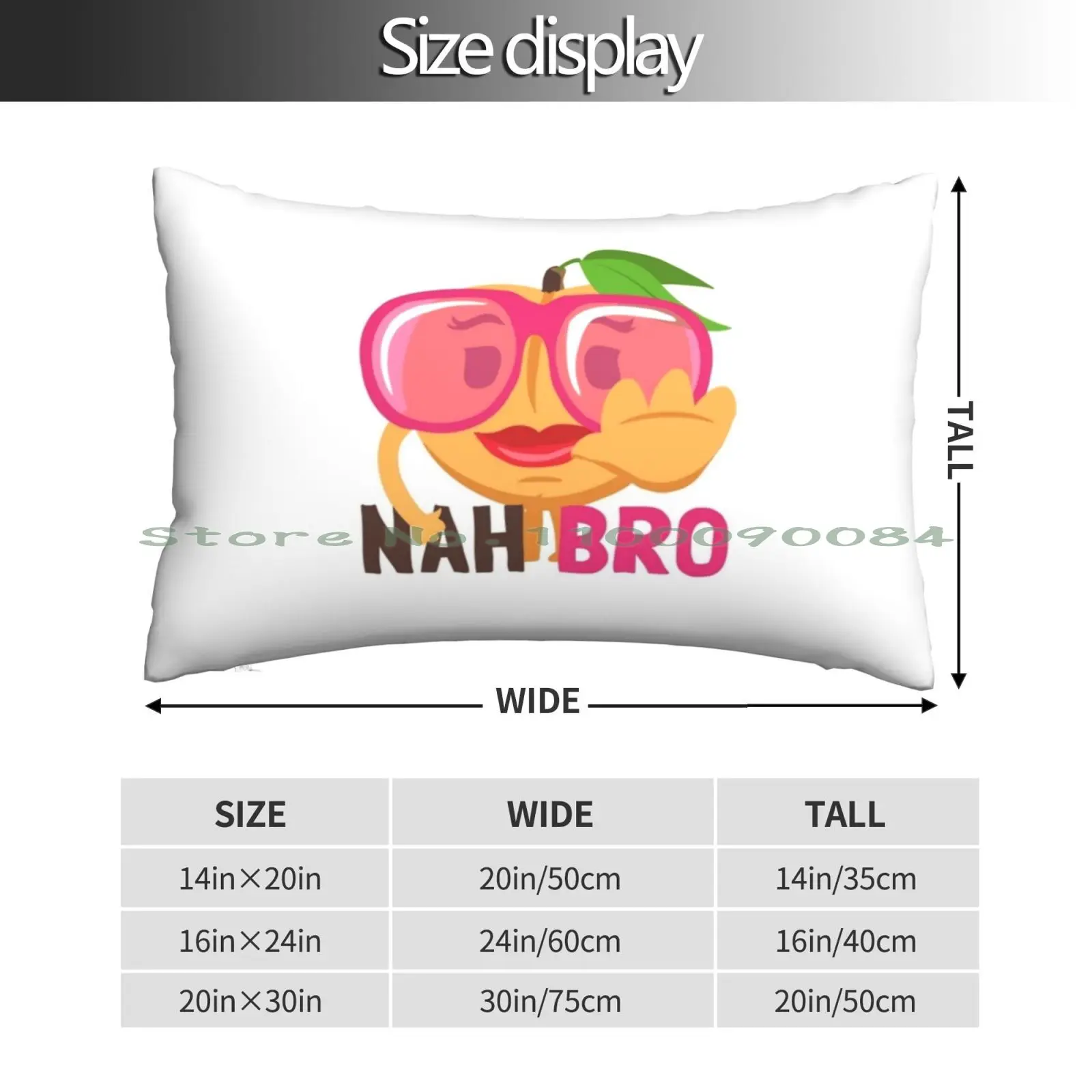 Nah Bro Pillow Case 20x30 50*75 Sofa Bedroom President Politics Obama Democrat Trump Election Funny America Liberal Political