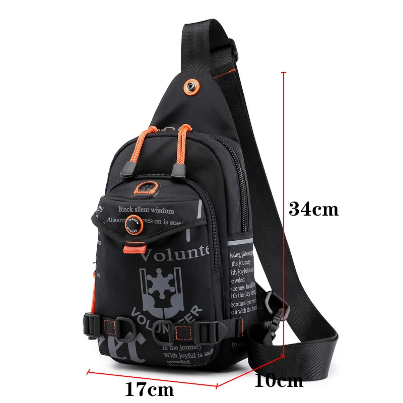 Zaino da uomo in Nylon impermeabile di alta qualità zaino da viaggio zaino da viaggio Casual da uomo con una spalla zaino a tracolla Daypack nuovo