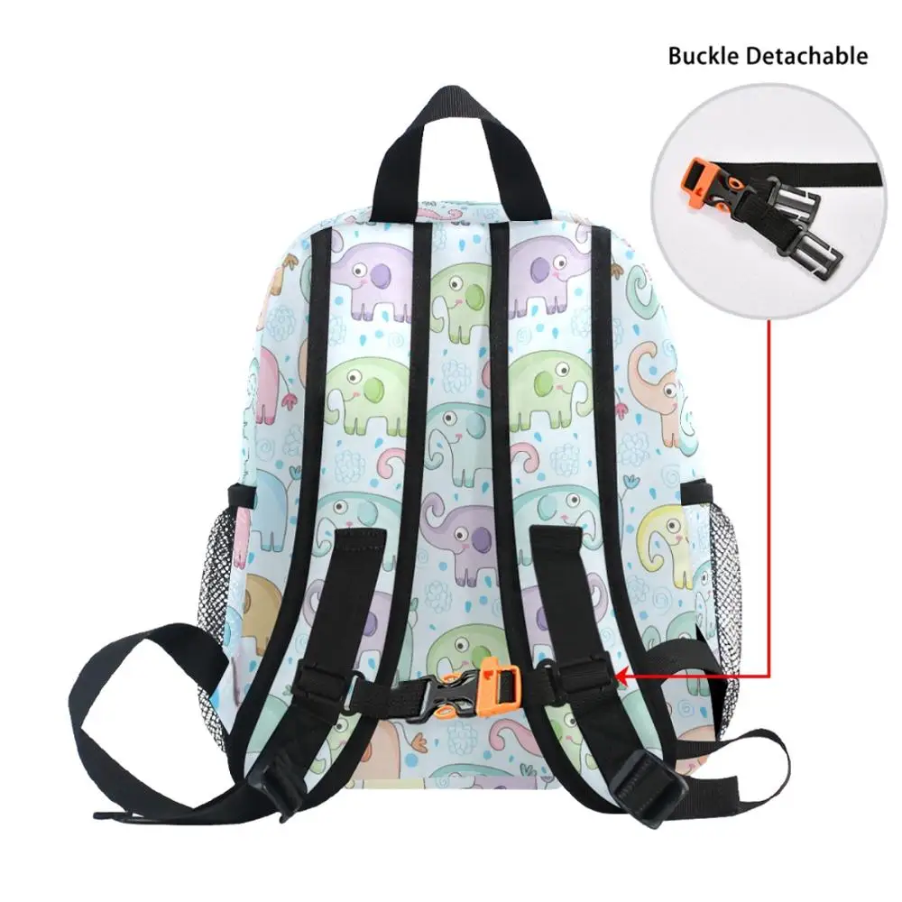 Novo junior escola saco para adolescente meninas crianças mochila menino bonito dos desenhos animados elefante mochila à prova dwaterproof água escolar 2021