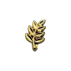 Masonic Lapel Pins Gold Leaf Brooch Gifts Badges With Butterfly Clutch,12mm