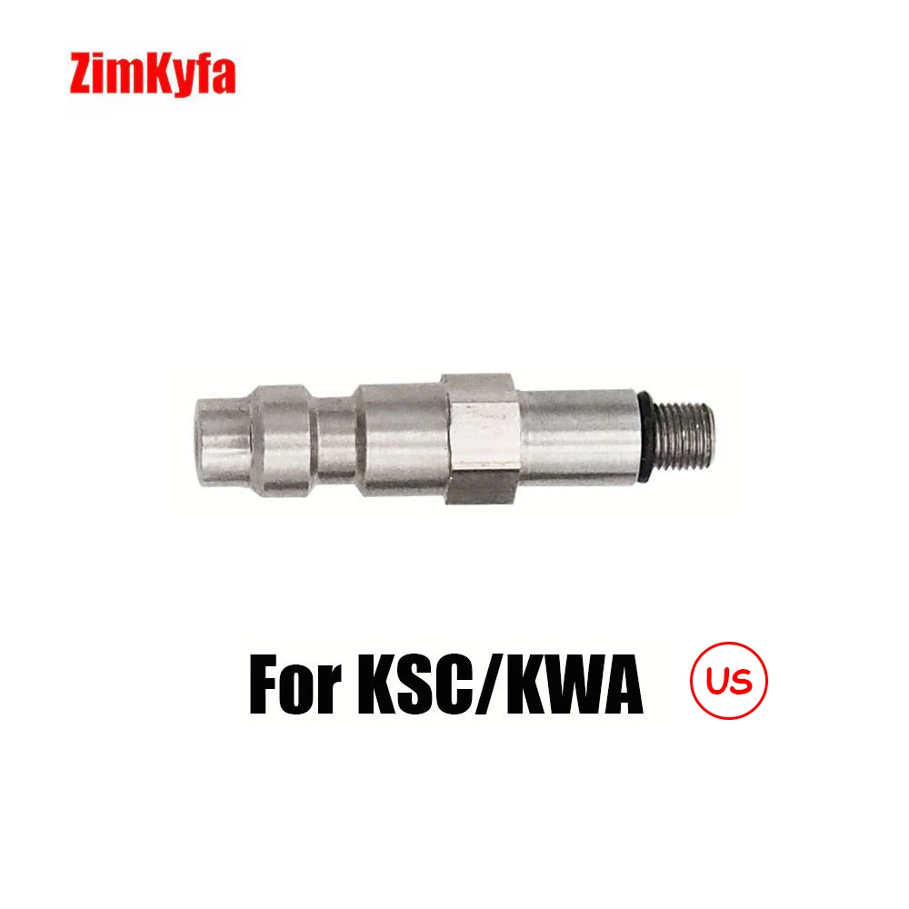 HPA Magazine Taps Valve Adapter Male US Foster Quick Disconnect Coupler Probe for KJW/WE,Marui,KSC/KWA Magazine Connect