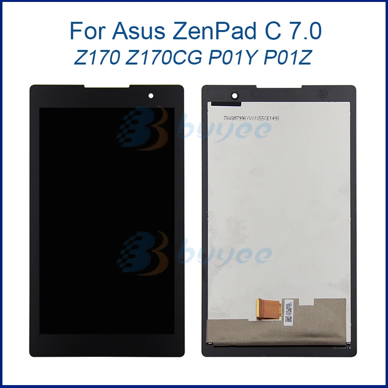 

7 inch LCD For Asus Zenpad C 7.0 Z170CG P01Y Z170 Tablet LCD Display Screen Touch Digitizer Assembly replacement