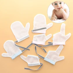 1 Pair Children Infant Anti Biting Eat Hand Protection Gloves Baby Prevent Bite Fingers Nails Glove for Toddle Kids Harmless Set