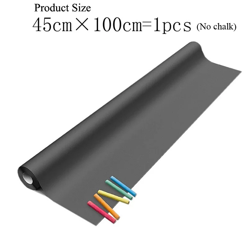 Tabule nálepky křída deska odnímatelný pvc bh remíza nástěnnou dekorace umění chalkboard zeď nálepka pro děti heren odolný 45 x 100cm