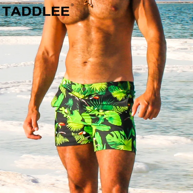 Taddlee Men's Swimwear Swim Boxer Briefs Bikini Surfing Trunks Shorts Swimsuits