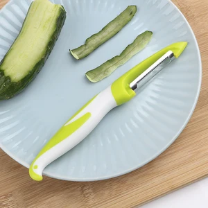 سكين مقشرة الخضار الفولاذ المقاوم للصدأ مقشرة مقشرة مزرحة الحلاقة قاطع حاد الجزر البطاطس مبشرة الفاكهة أدوات المطبخ أفضل 8 قطاعات خضروات صناعية مبيعة - رقم 7