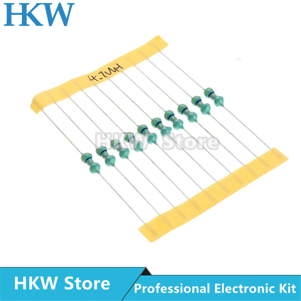 120pcs/set 12values Color Ring Inductor Assortment Kit 0510 1W Inductors 2.2UH~1MH 4.7UH 22UH 47UH 68UH 100UH 220UH DIY KIT