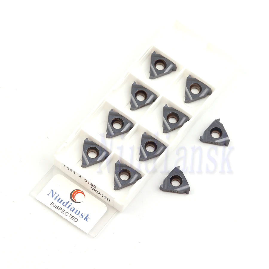 16ER 16IR 0.5 1.0 1.5 2.0 2.5 3.0 3.5 Iso NK9030 Draad Draaigereedschap Carbide Insert Cnc Draaien Insert Steken draad Hulpmiddel