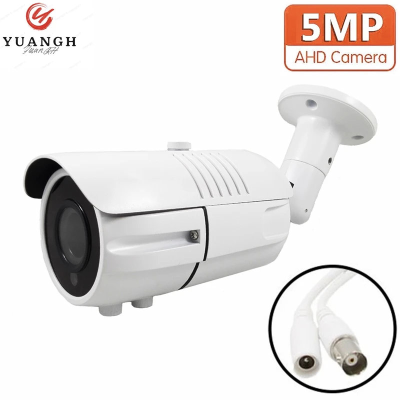 HD 1080P 5MP AHD Camera 2.8-12mm Lens IR Night Vision Bullet Outdoor BNC CCTV Security Camera