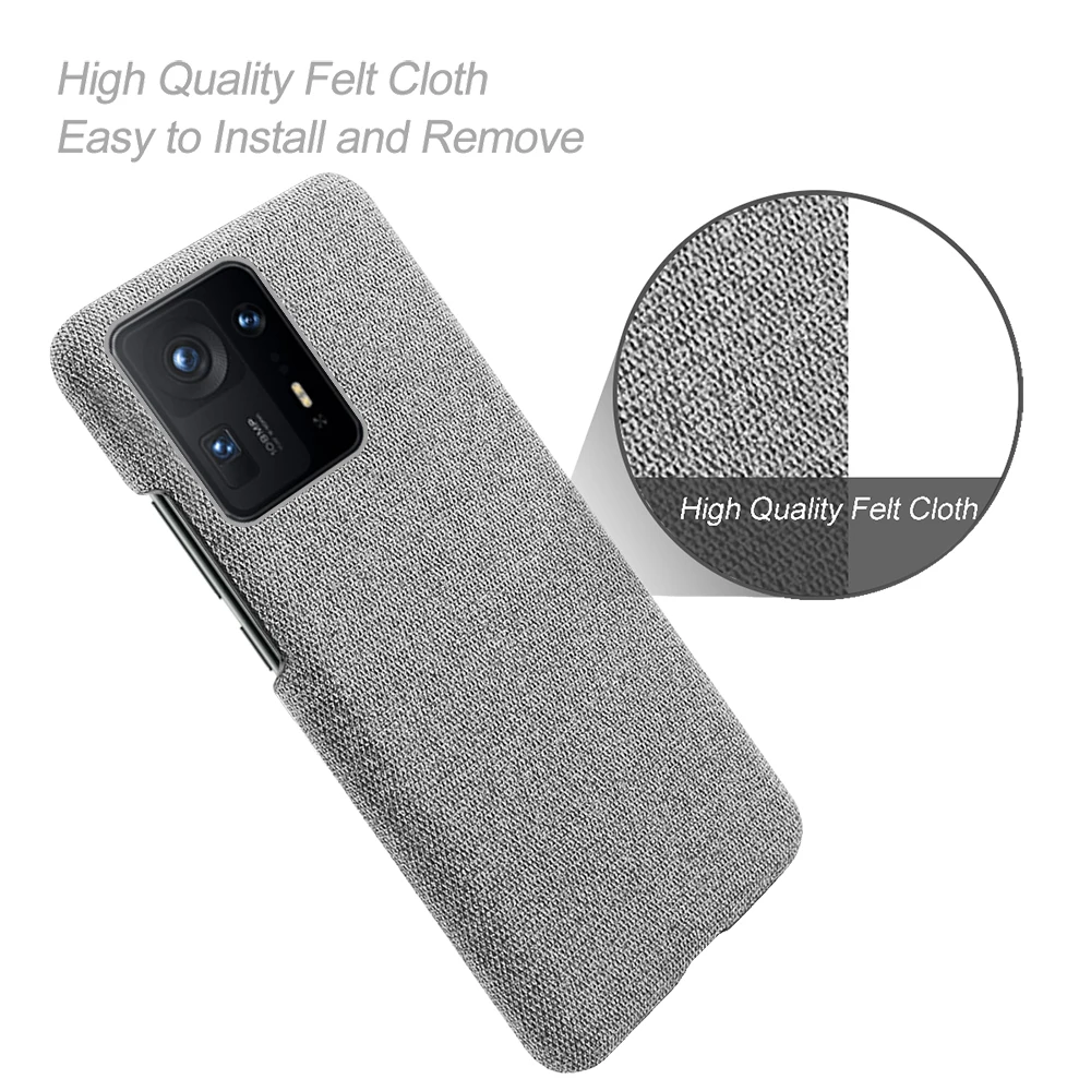 Luxury Fabric Antiskid Phone Cover For Xiaomi Mix4 5G Case Cloth Case For Xiomi Mix 4 mix4 Funda Mi Mix4 Mix 4 Mi 11 Lite Coque