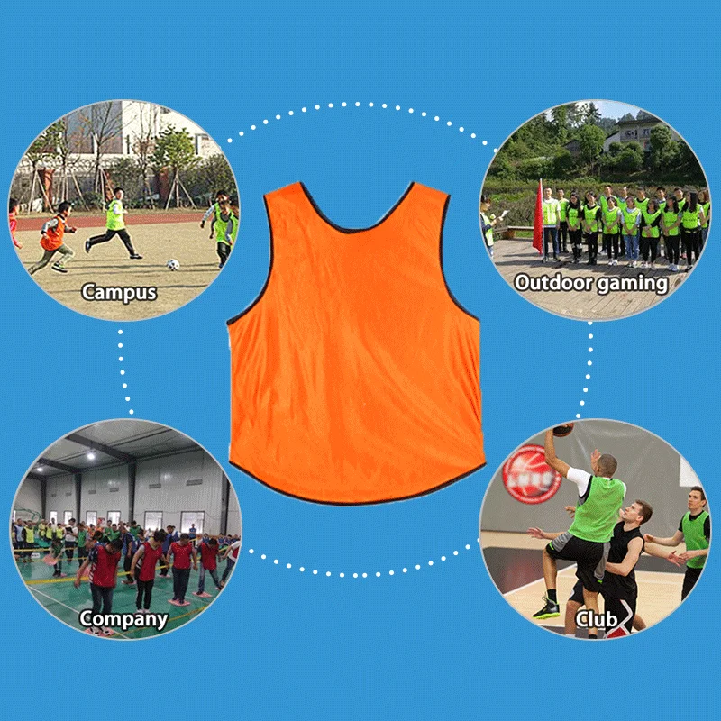 SHINESTONE dorosłe dziecko drużyna piłki nożnej sport trening piłkarski kamizelka Pinnies koszulki szybkoschnący oddychający trening Bib kamizelka