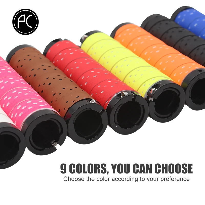 PCycling Bicycle Grips Punch PU Comfortable Non-slip Moisture Absorption Handlebar Tape MTB Road Bike Ultralight Cycling Parts