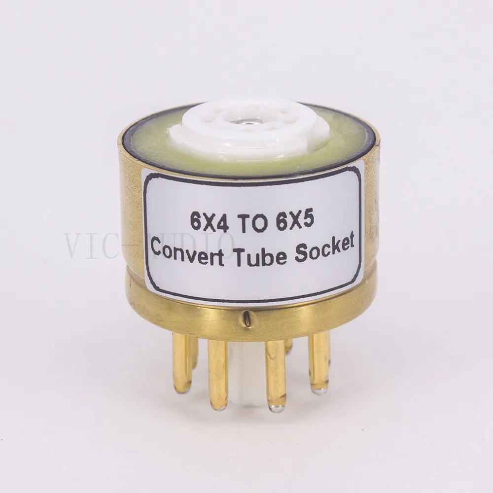 1 قطعة 6X4 (أعلى) إلى 6X5 (أسفل) 7Pin إلى 8Pin فراغ أنبوب محول المقبس محول مكبر للصوت الصوت لتقوم بها بنفسك HIFI