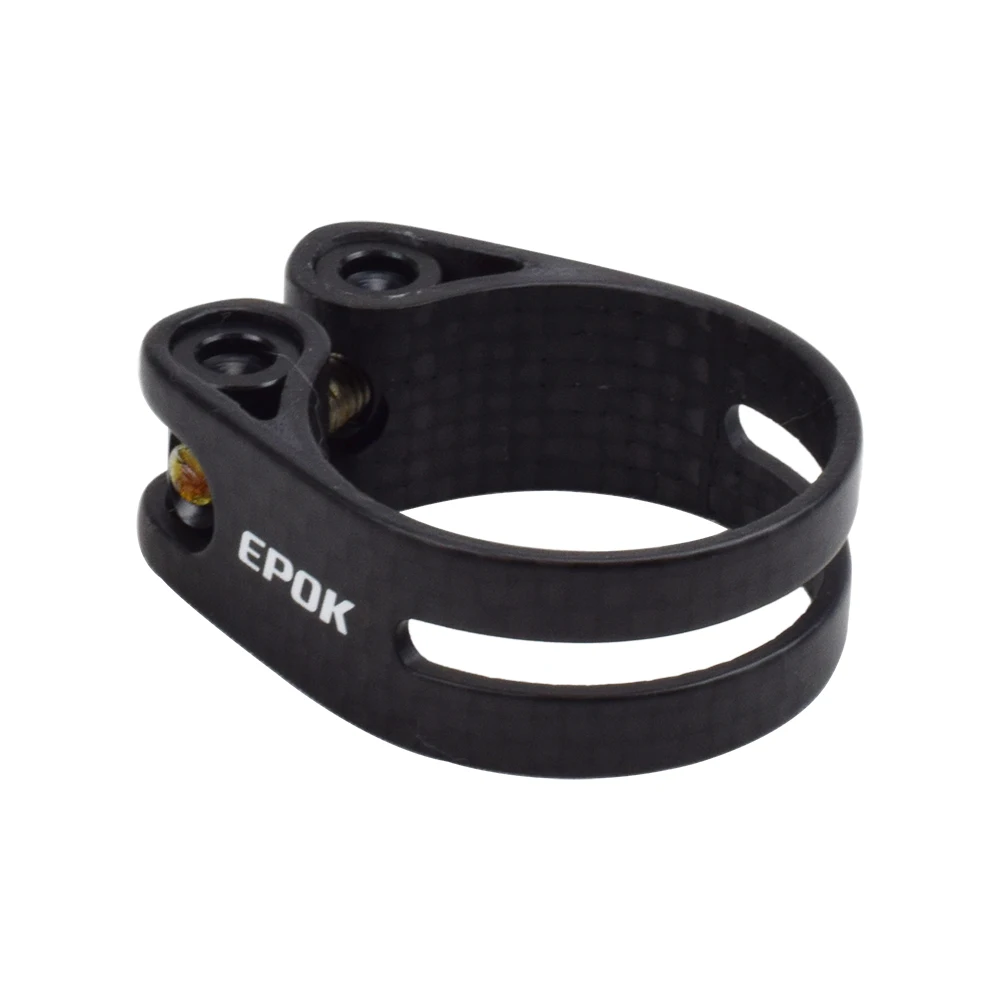 Full Carbon Bicycle Seatpost Clamps 31.8/34.9mm 14g Carbon Fiber Road MTB Mountain Bike Seat Clamp Saddle Pipe Clip