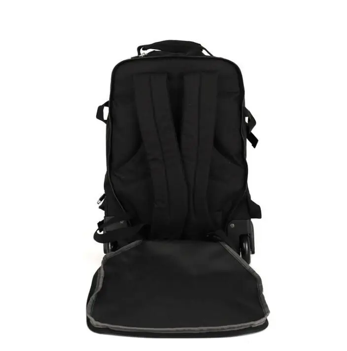 Mochila de viaje con ruedas para hombre, bolsa de equipaje rodante, maleta con ruedas para cabina de negocios