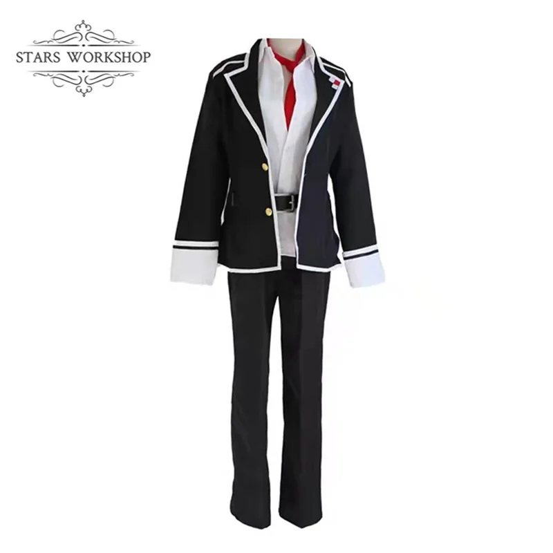 Anime Diabolik Liebhaber Sakamaki Ayato Cosplay Kostüm Schuluniform Männer Anzug Blazer Hosen T-shirt Halloween Karneval Party Anzug