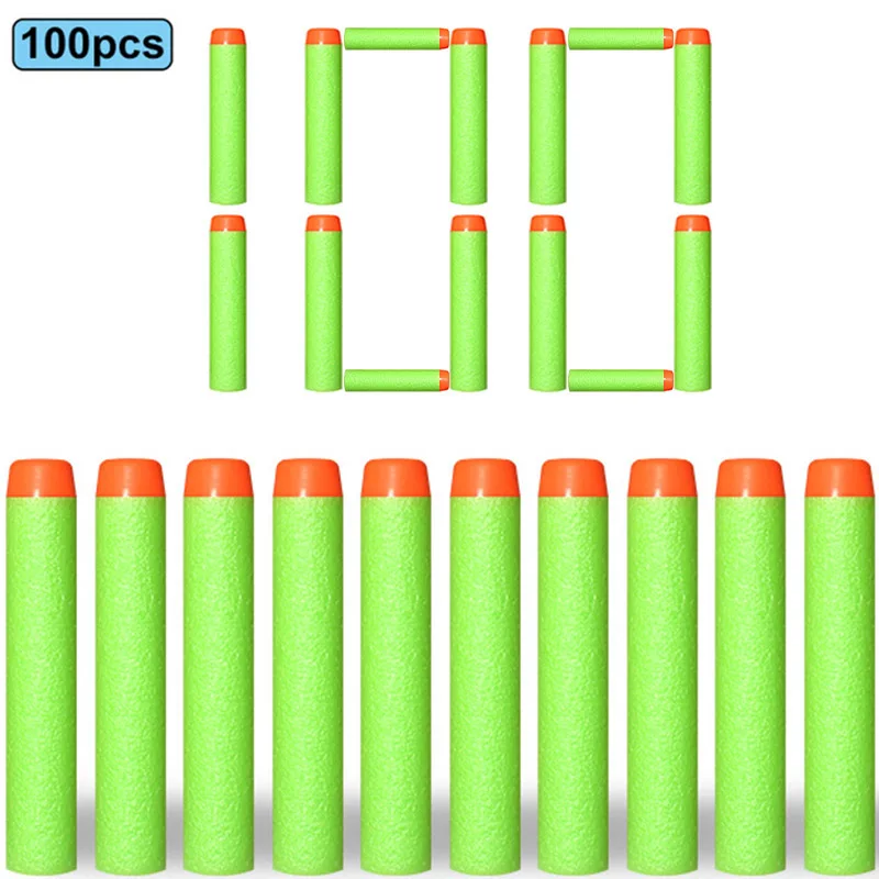 7,2 cm 100 stücke Für Nerf Weiche Kugeln Darts Runde Kopf Refill Schwamm Darts Kinder Kinder Spielzeug Pistole Kugeln Für NERF N-Strike Blasters