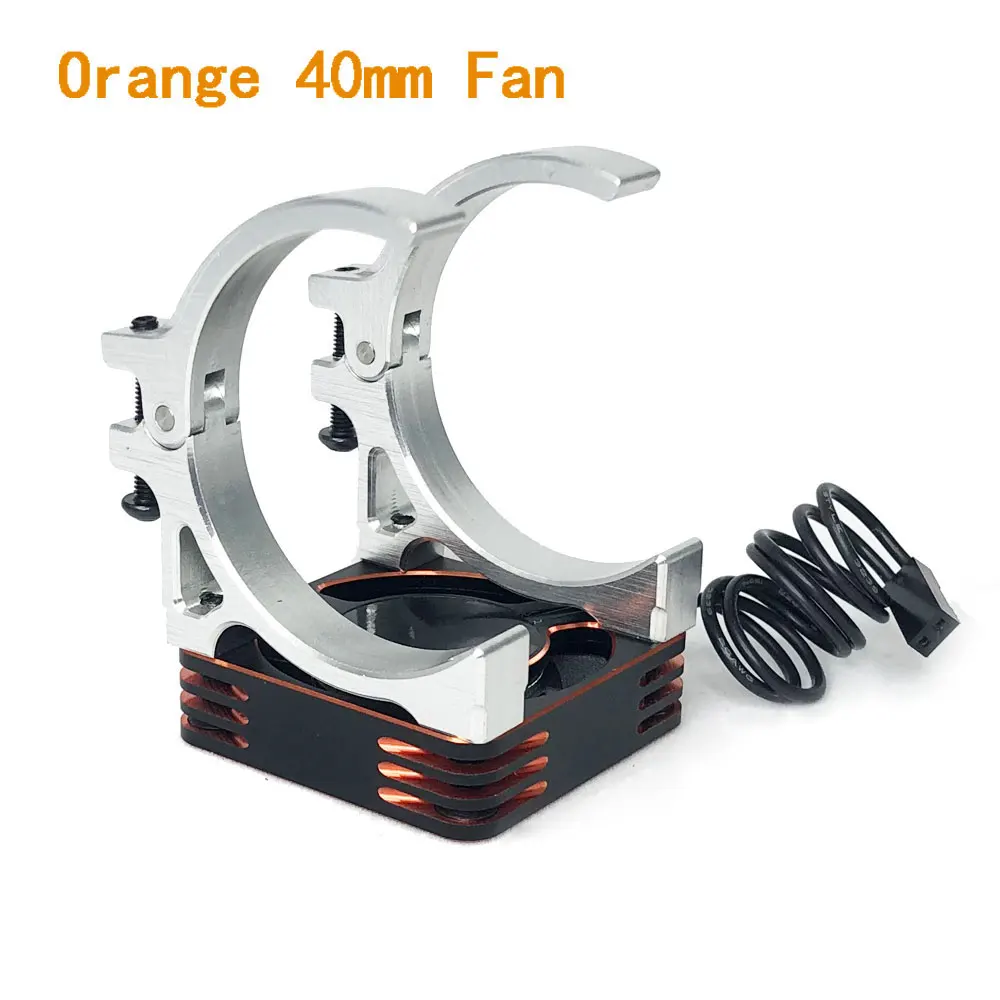 40x40mm 16000RPM Motor Cooling Fan Aluminum Fan w/ holder for 1/10 1/8 RC Car 4068 4082 4092 4074 4274 4268 Brushless Motor