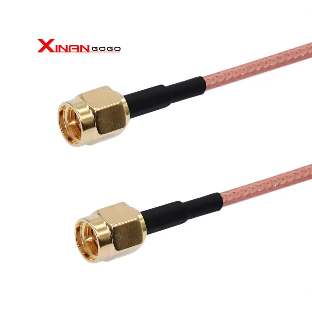 

Xinangogo 1PCS SMA male to SMA male Connecotr RG316 10CM-10M Pigtail cable