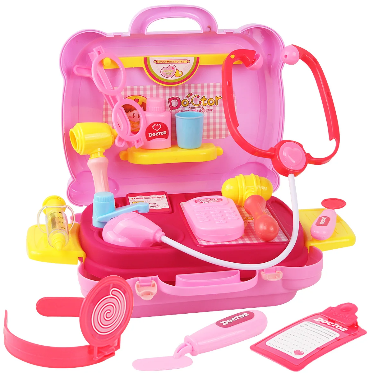 Kids Doctor Set Pretend Play Girls Role-playing Games Hospital Accessorie Medical Kit Nurse Bag Toys Children Christmas gift