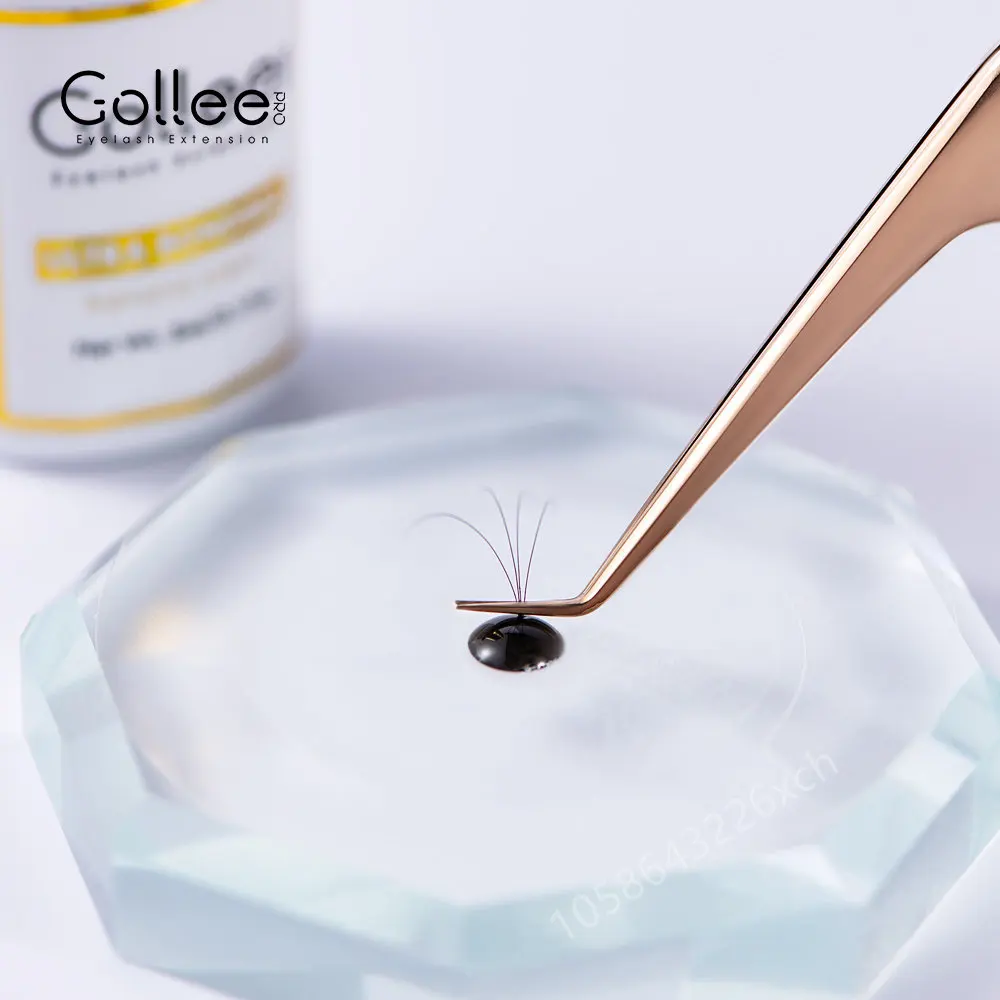 Gollee Hot and Economical Thin Fast Glue For Extensions Lash Glue 5ml for False Eyelashes 1s Drying for Professional Lash Artist