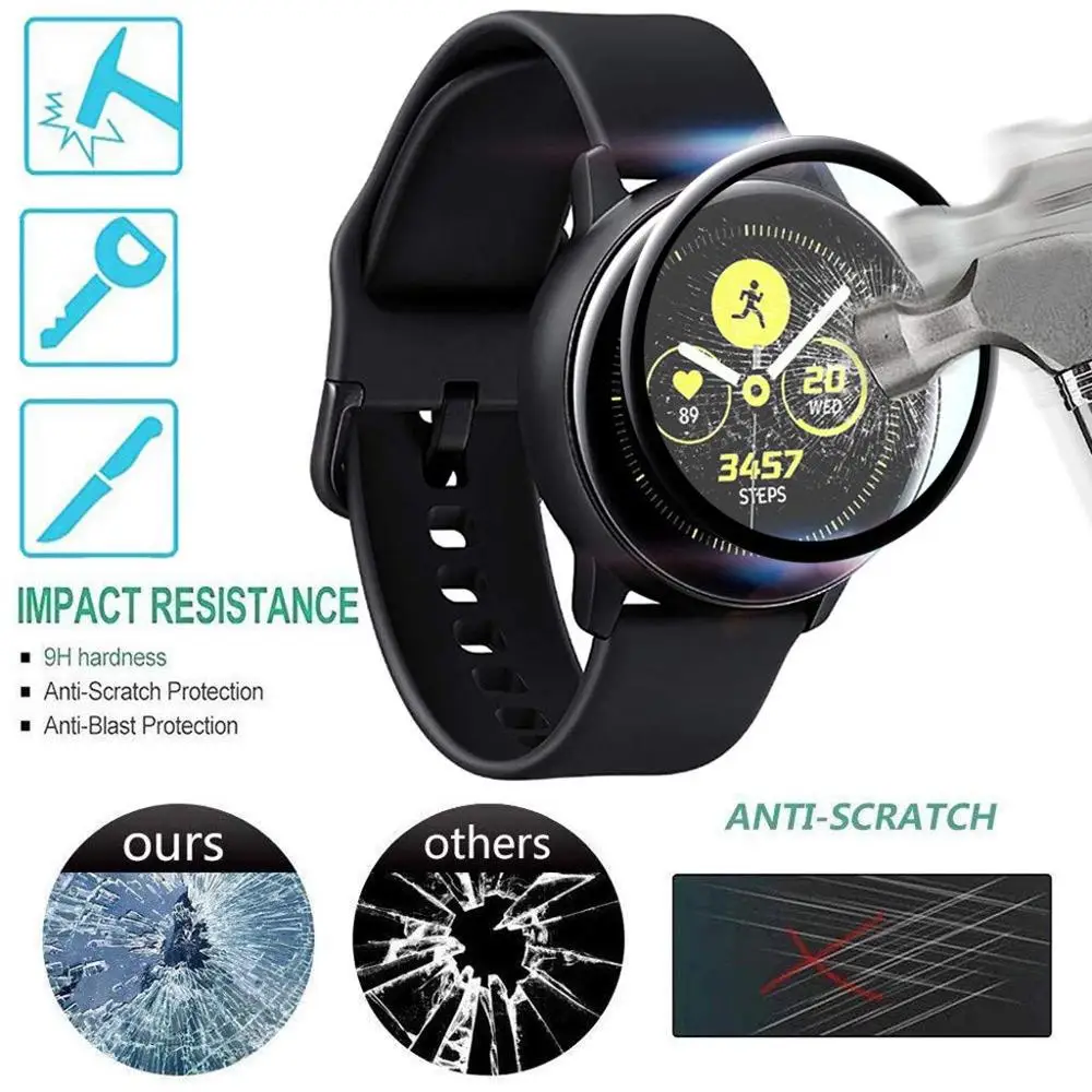 Protector de pantalla de vidrio templado para Huawei Watch GT 2, película protectora a prueba de explosiones, 42mm y 46mm, lote de 2 unidades
