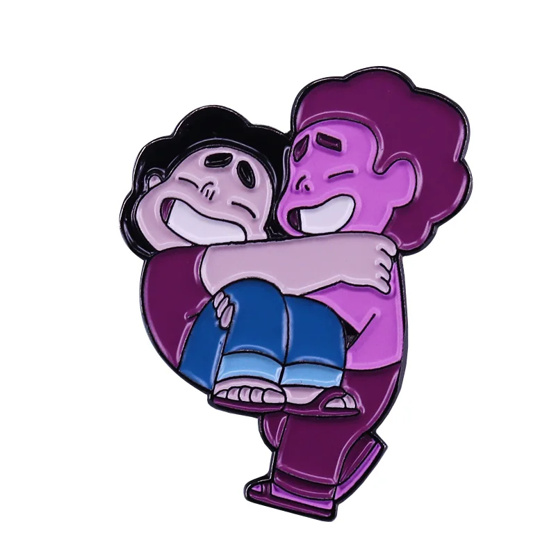 Pink Steven Universe Brooch Funny Cartoon Jewelry