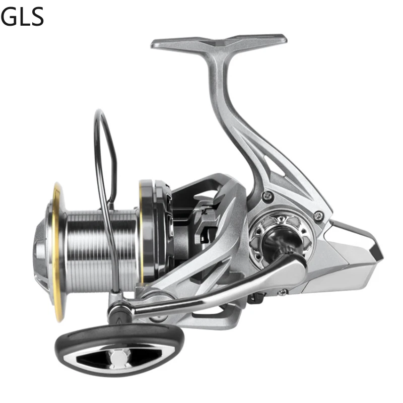 

2022 Newest 8000 9000 10000 12000 Series 4.8:1 Long Shot Spinning Wheel Aluminum Alloy Spool 6+1BB Fishing Reel