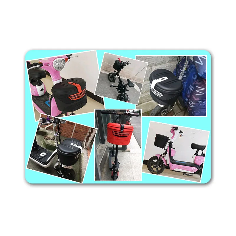 Best Selling Electric Scooter Storage Black Front Rear Carrying Foldable Basket For XIAOMI M365 Scooter Parts Electric Scooter