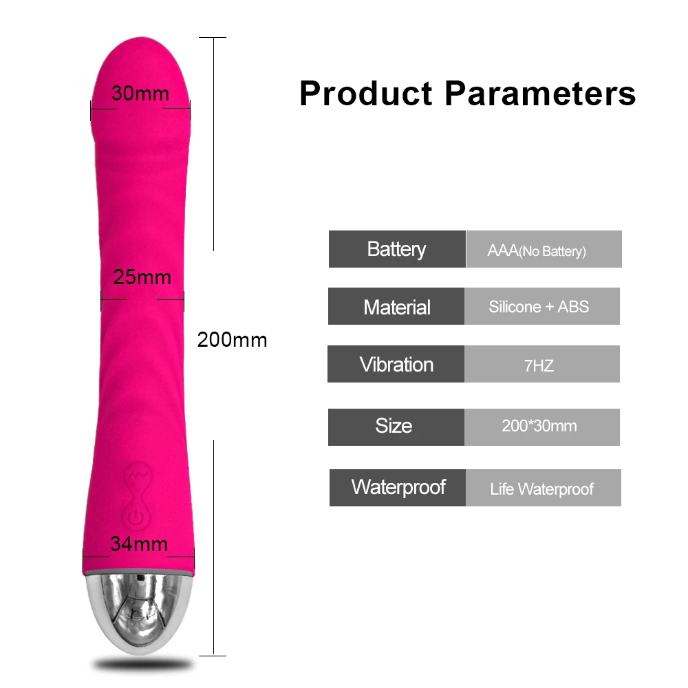 G Spot Dildo Vibrator for Woman Silicone Waterproof Vibrator 10 Modes Clitoris Massager Female Masturbator Sex Toys for Woman