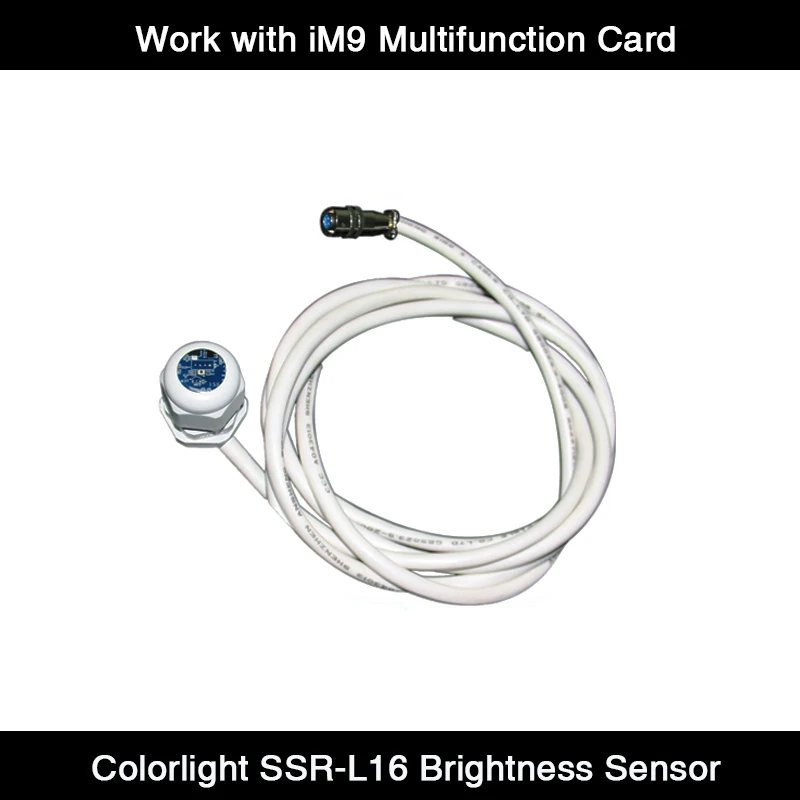 

Colorlight SSR-L16 LED Brightness Sensor work with iM9 Multifunction Card，Automatically adjust the brightness of the LED screen