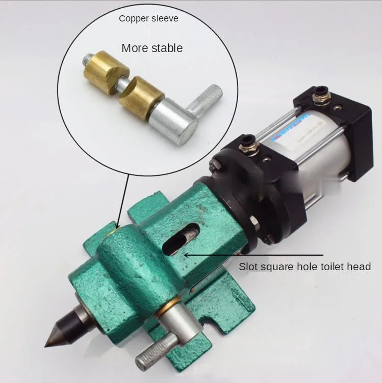 25-75 مللي متر مخرطة هوائية Tailstock أداة سريعة وسهلة Tailstock MT3 أنشطة أتمتة مفتاح يدوي الضغط الهيدروليكي
