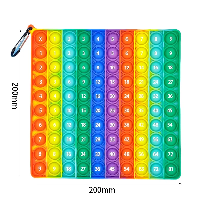 Mesa de multiplicación Digital Montessori, juguete educativo de matemáticas, aritmética, ayuda a la enseñanza, juguetes para niños, multiplicar y