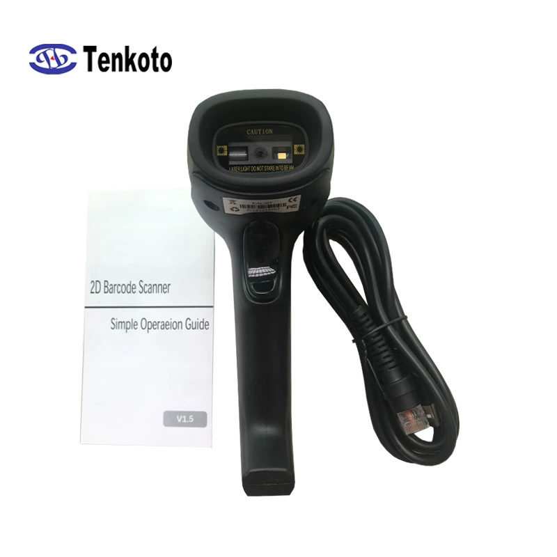 2D Barcode Scanner USB Handheld QR bar Codes Imager for Mobile Payment Computer Screen Product Label Tags Scan