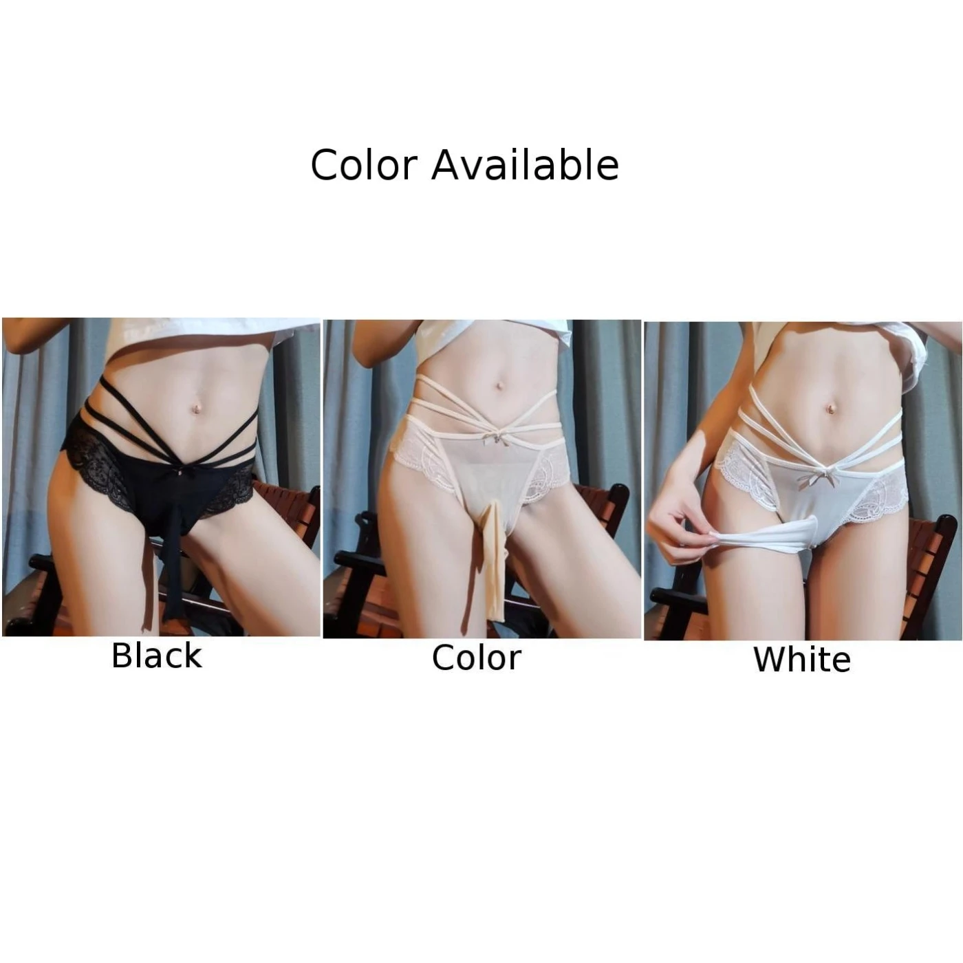 Cross Strap Men Thong Unisex Men Sissy Pouch Panties Women Sexy Lace Briefs Underwear Thongs Knickers Bandage Gays Underwear