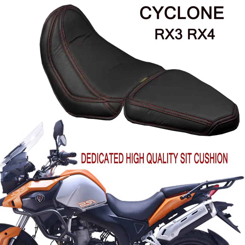 

Motorcycle Retro Seat Cyclone RX3 RX4 Cushion Leather Seat Cushion For ZongShen Cyclone RX3 RX4 RX 3 RX 4