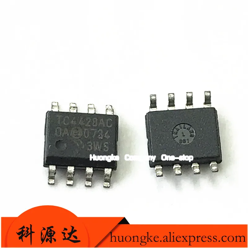 

10 шт./лот TC4428AC TC4428ACOA TC4428 SOP8 1.5A Двухканальный высокоскоростной драйвер MOS-транзисторов