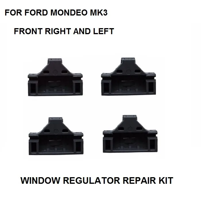 CAR WINDOW KIT FOR FORD MONDEO MK3 III 3 COMPLETE POWER WINDOW REGULATOR FRONT LEFT and RIGHT 2000-2007