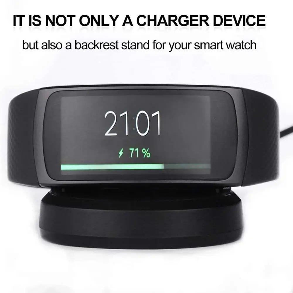 Charger for Samsung Gear Fit 2, Replacement USB Charging Cable for Samsung Gear Fit2 Pro SM-R365/ Gear Fit2 SM-R360