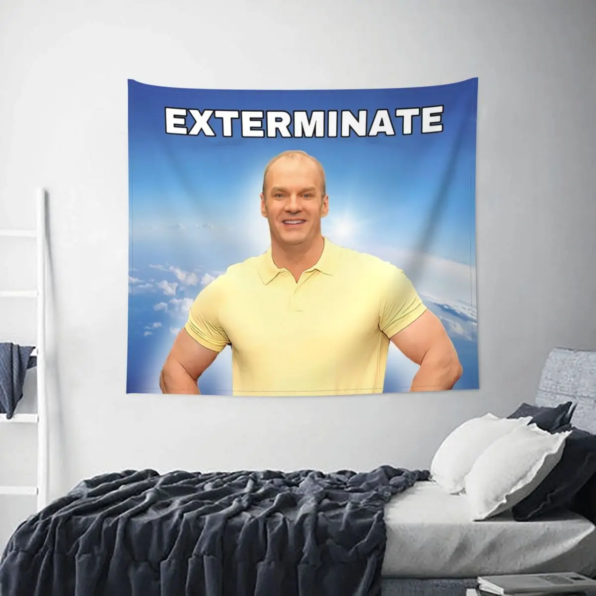 Bob Duncan Holy Extermination Tapestry Wall Hanging Print Polyester Wall Tapestry Fantasy Blanket Wall Decor Yoga Mat