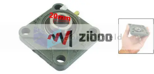 UCF204 20mm Mounted Block Cast Housing Self-aligning Pillow Bearing