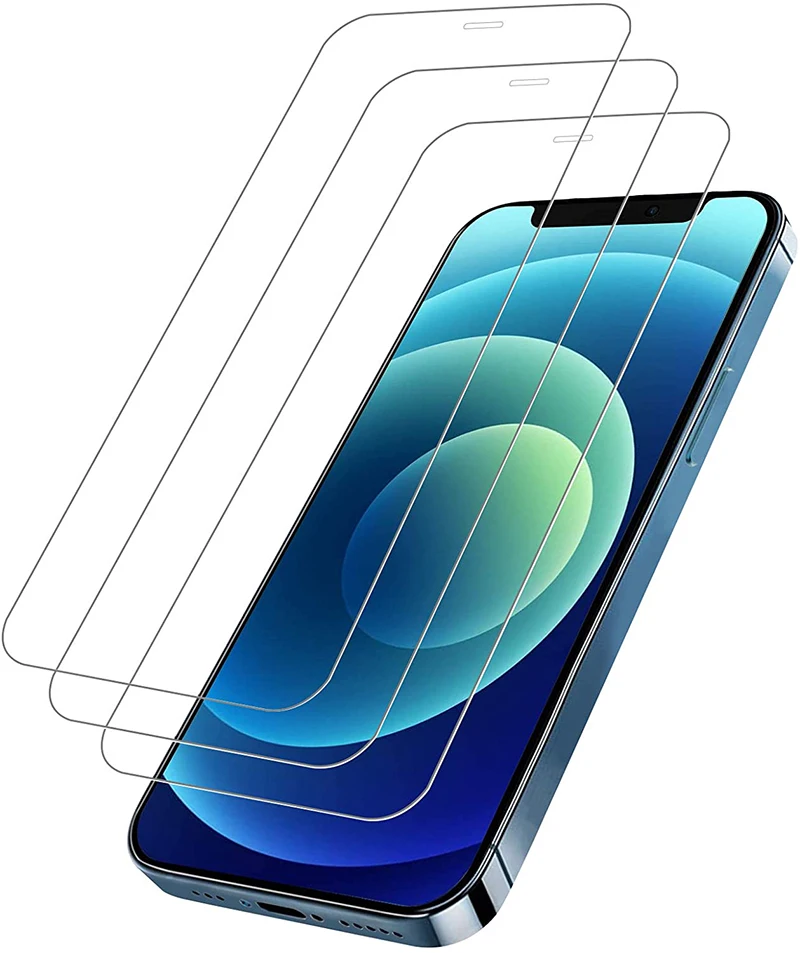 Protective glass on iPhone 12 Mini 11 Pro X XS Max XR 7 8 6s Plus screen protector Tempered glass For iphone 12 11 Pro Max glass