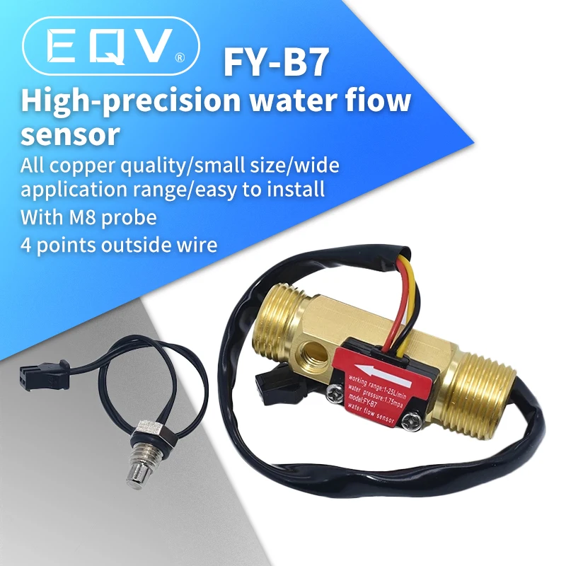 High precision water flow Hall sensor switching Brass water meter industrial turbine flowmeter suitable for water heaters