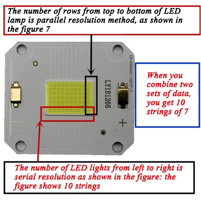 10 series 7 parallel 160W Projector Repair Diy Accessories Projector LED Bulb Light Source 86 High Power LED Light