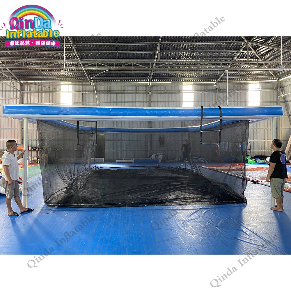 8x6m Inflatable Yacht Pool Ocean Water Games Inflatable Sea Pool For Jellyfish