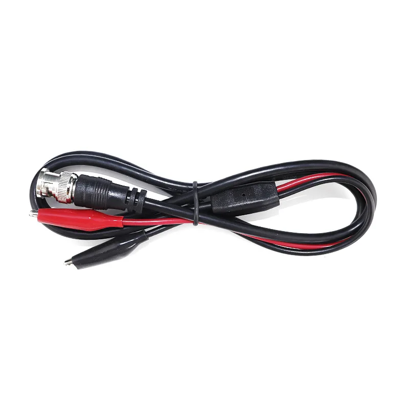 110cm BNC Q9 to Dual Alligator Clip Oscilloscope Test Probe Leads Cables Connector Dual Tester Tools for Electrical Working