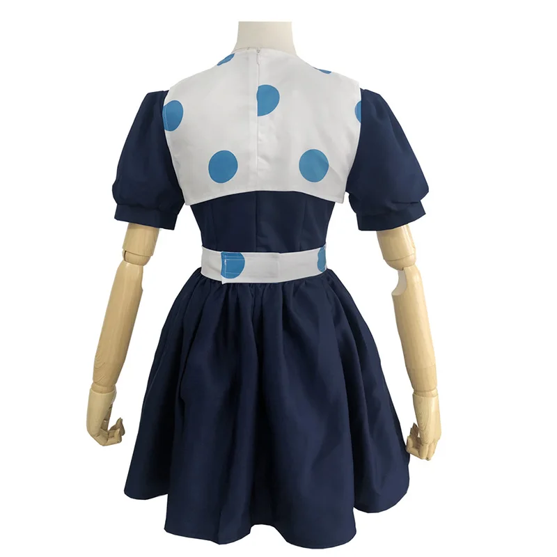 Anime JoJo's Bizarre Adventure Suzi Q Cosplay Costume Dress Outfit Halloween Party Maid Costume Female Cosplay Accessories